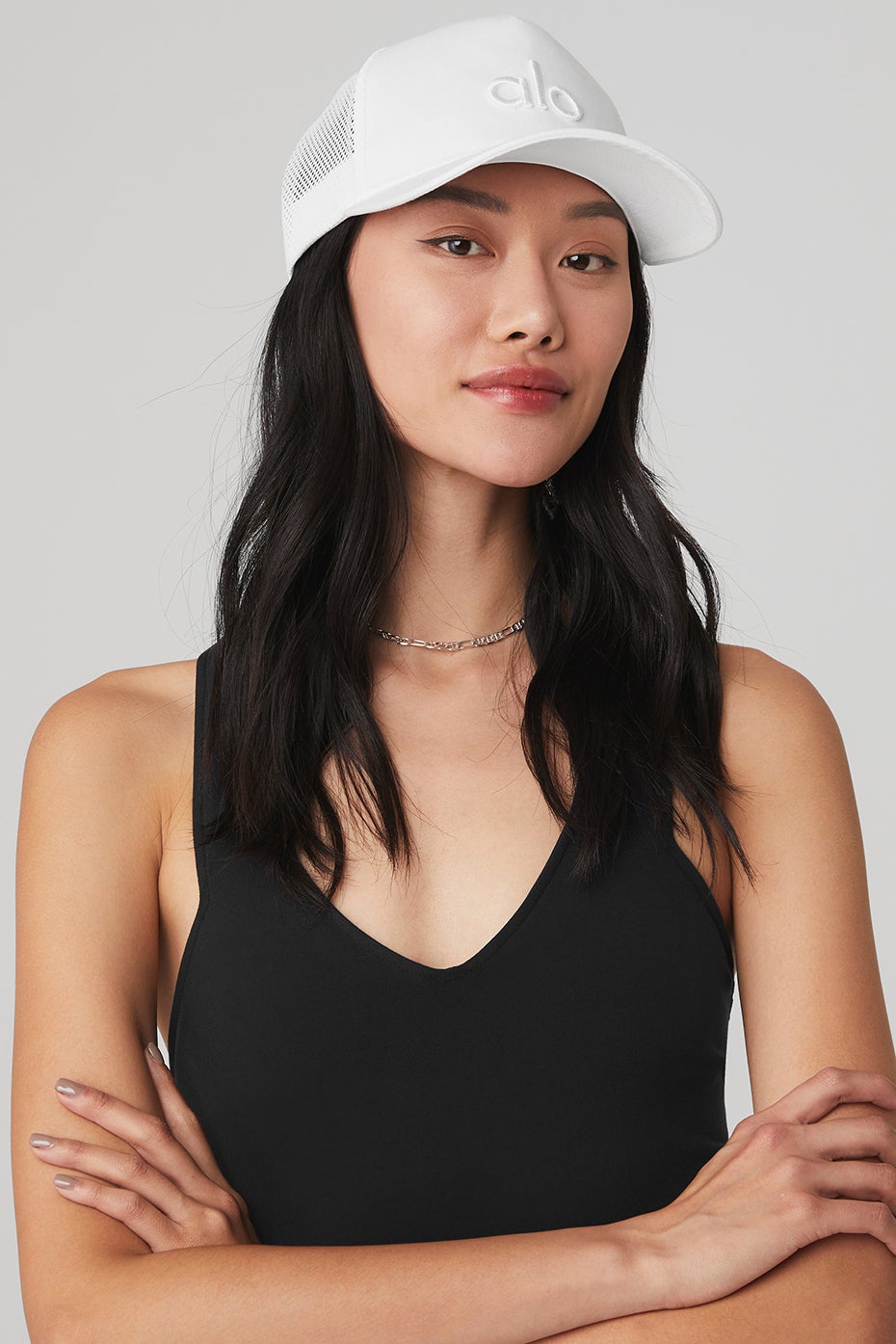 Casquette District Trucker - BLANC