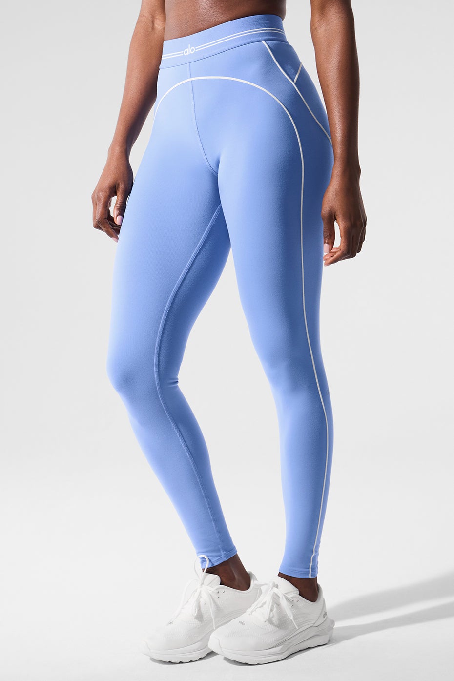 Legging taille haute Heart Throb Airbrush - Bleu crystal