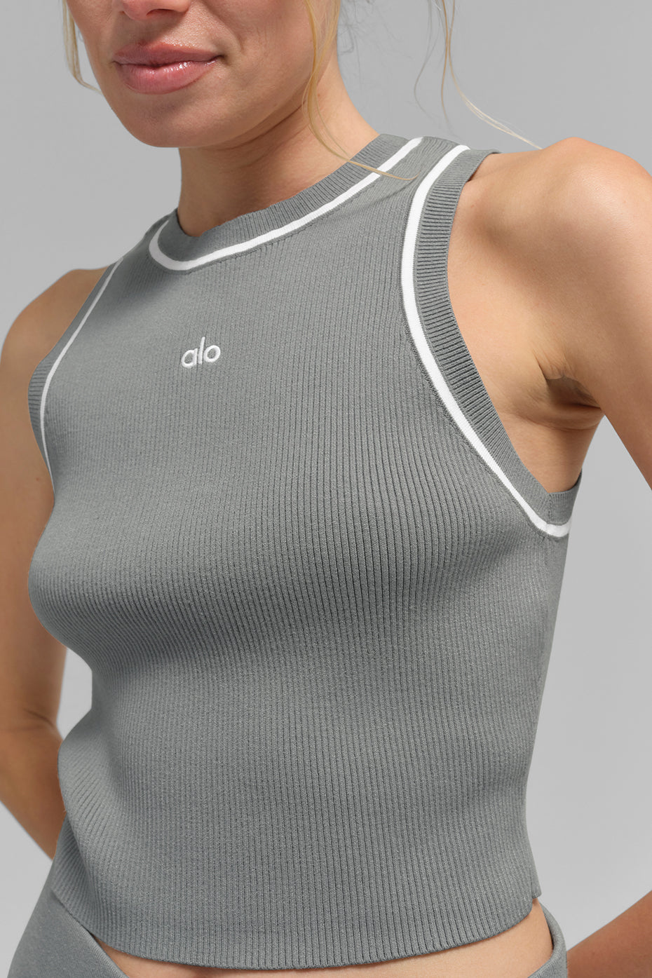 Débardeur - côtelé en tricot Highline Cropped Tank