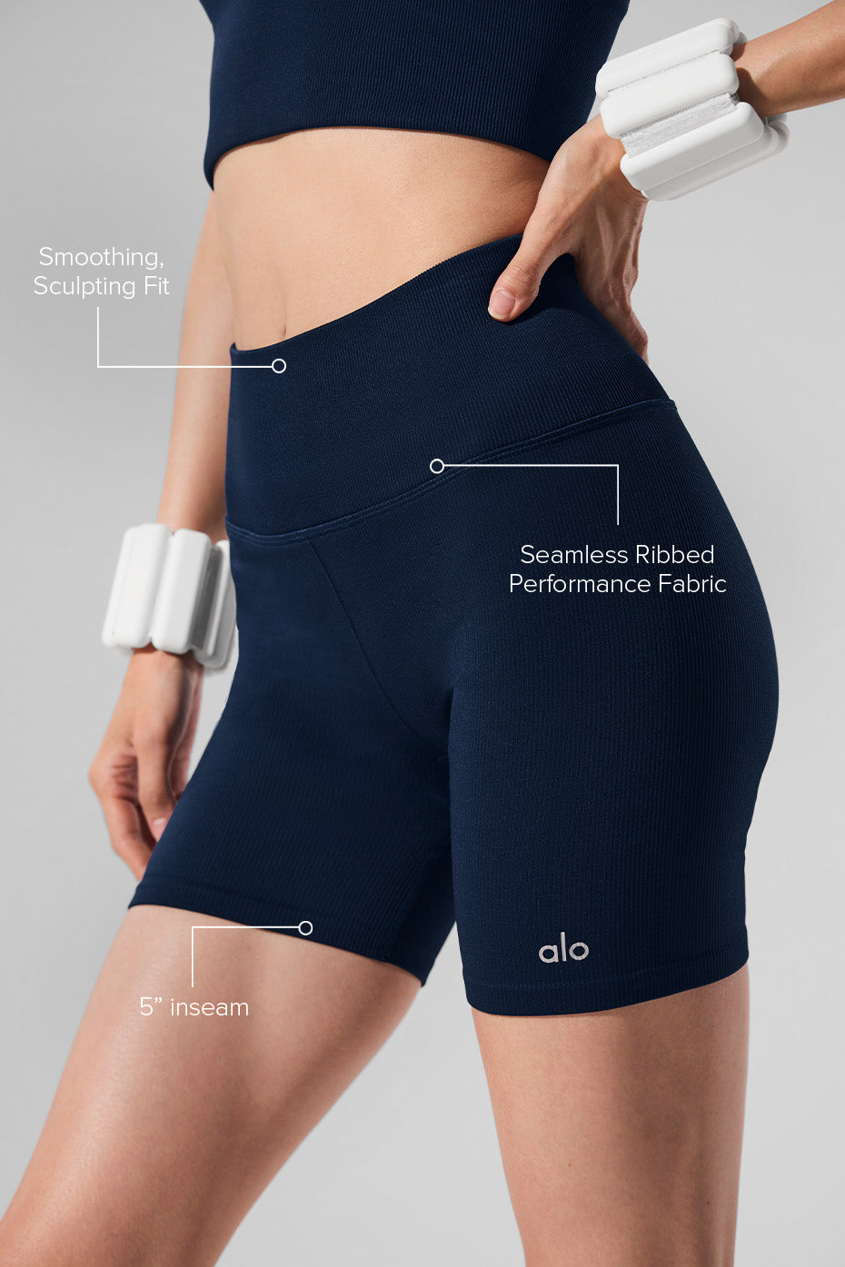 Short Côtelé Sans Coutures – Femme