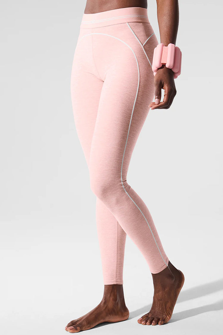 Legging taille haute Heart Throb Airbrush - Rose Quartz Heather