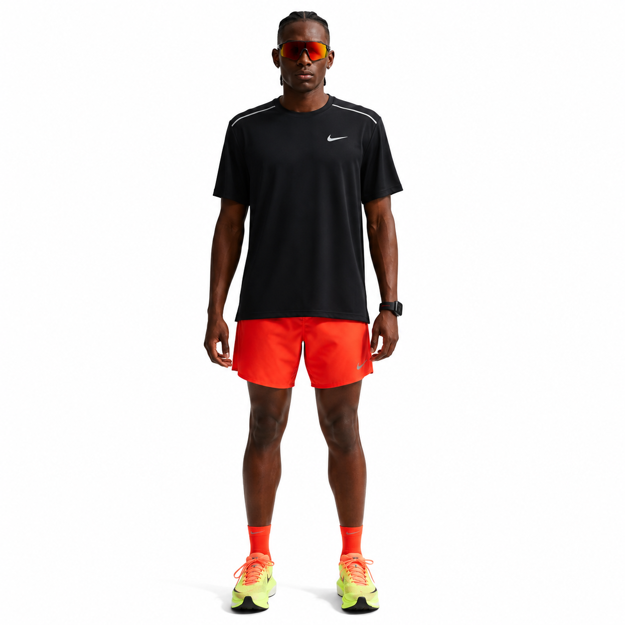 Nike DriFit Miler Running Top Mens