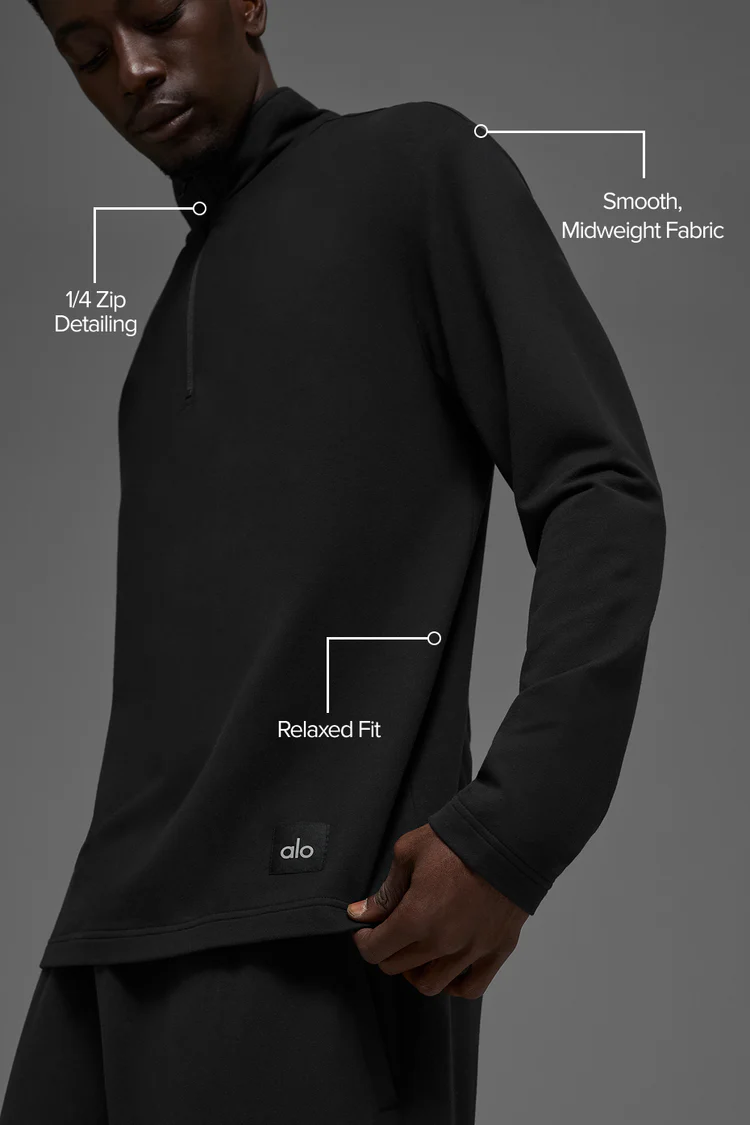 Pull Polaire Demi-Zip Homme ALO