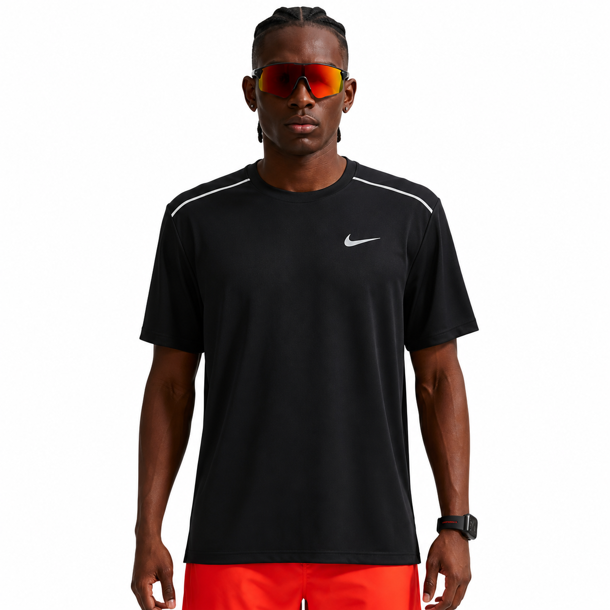 Nike DriFit Miler Running Top Mens