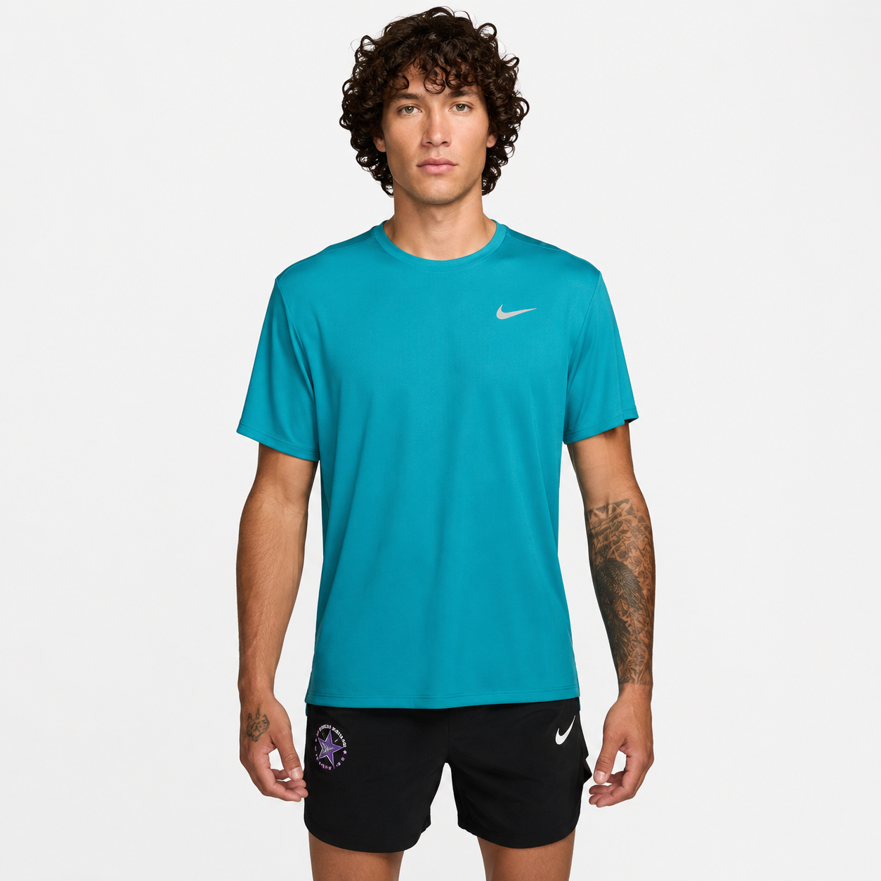 Nike DriFit Miler Running Top Mens