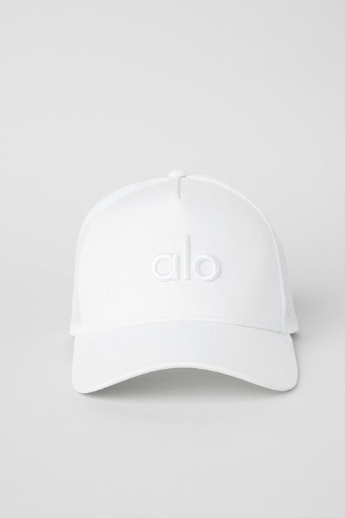 Casquette District Trucker  - BLANC