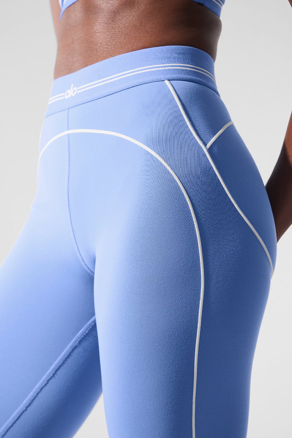 Legging taille haute Heart Throb Airbrush - Bleu crystal
