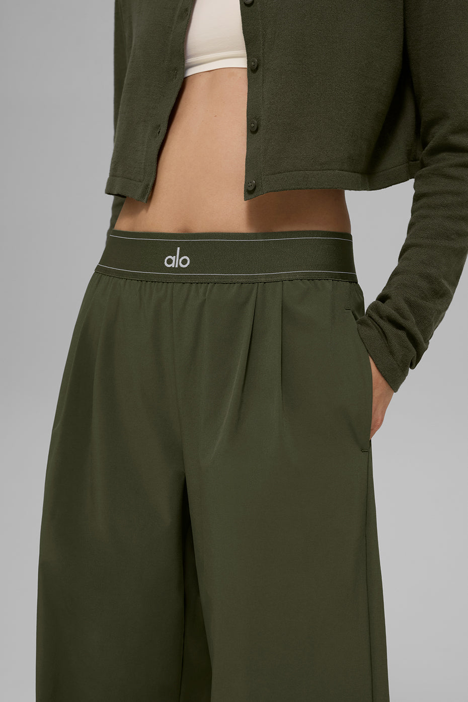 Pantalon Suit Up  - Vert olive