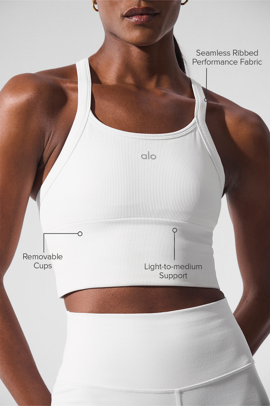 Brassière Côtelée Sans Coutures – Femme