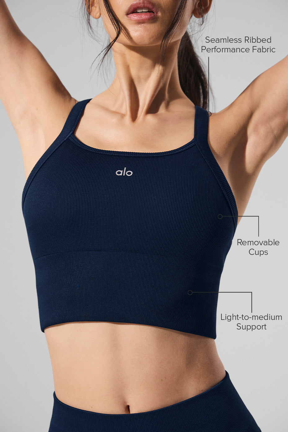 Brassière Côtelée Sans Coutures – Femme