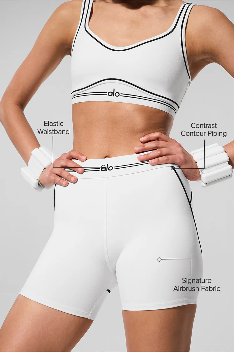 Short Airbrush Heart Throb Taille Haute – Femme